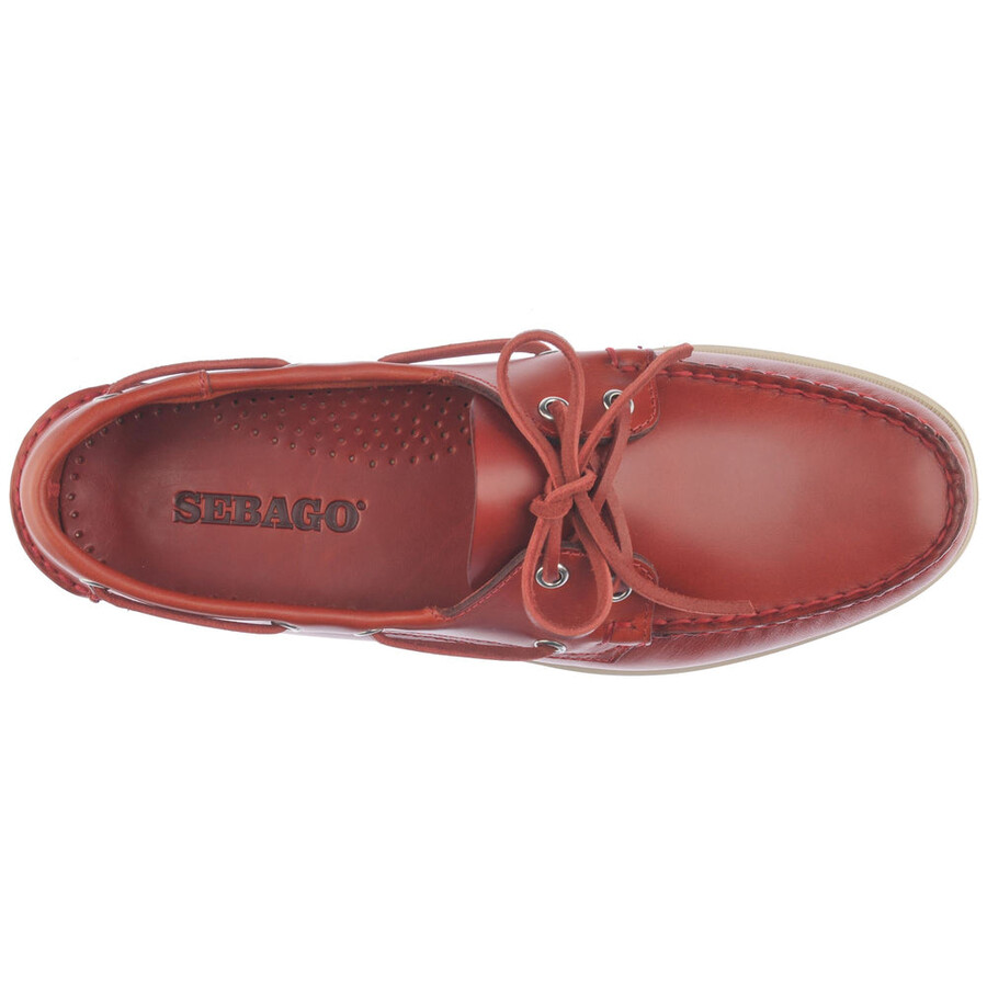 docksides portland encerado rojo oscuro