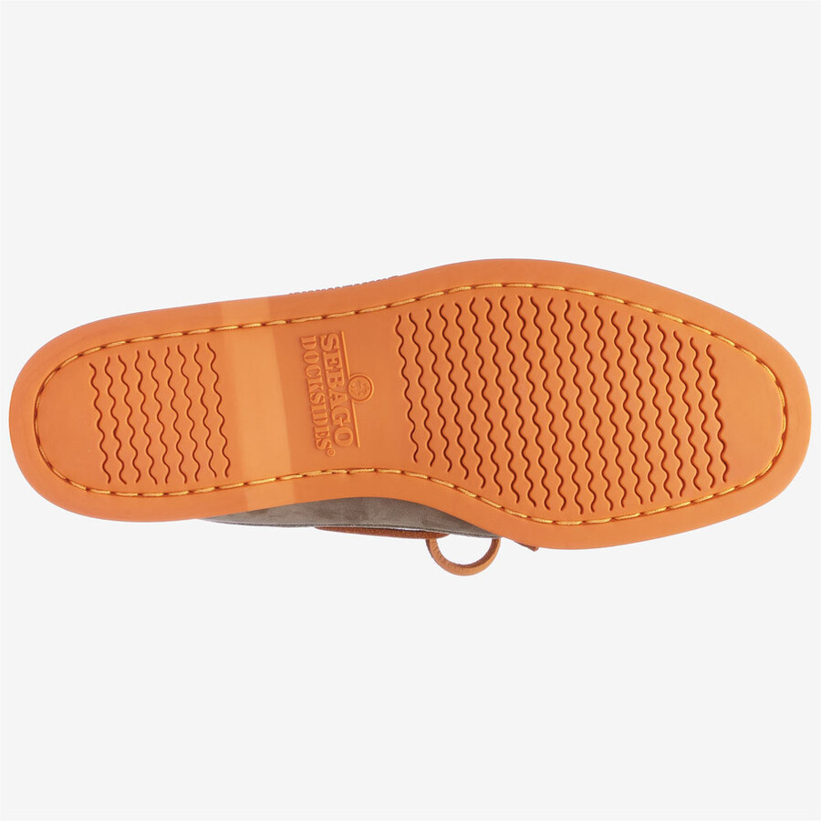 docksides portland nubuck marrÓn gris taupe-naranja