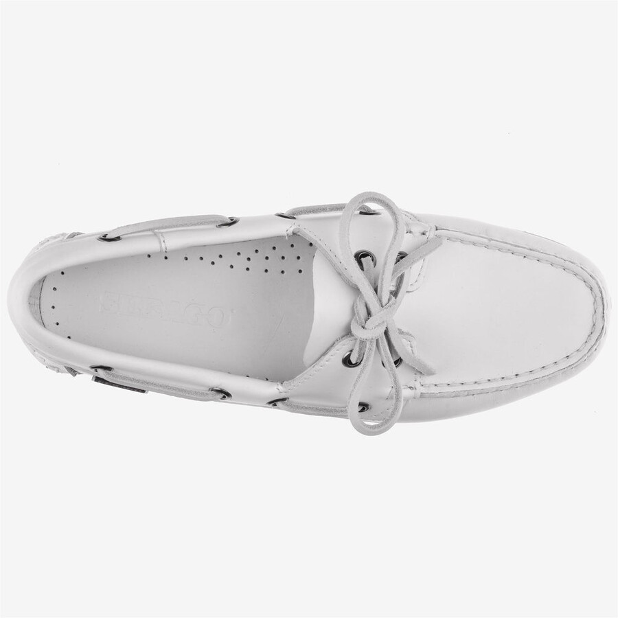 mujer blanca de docksides portland