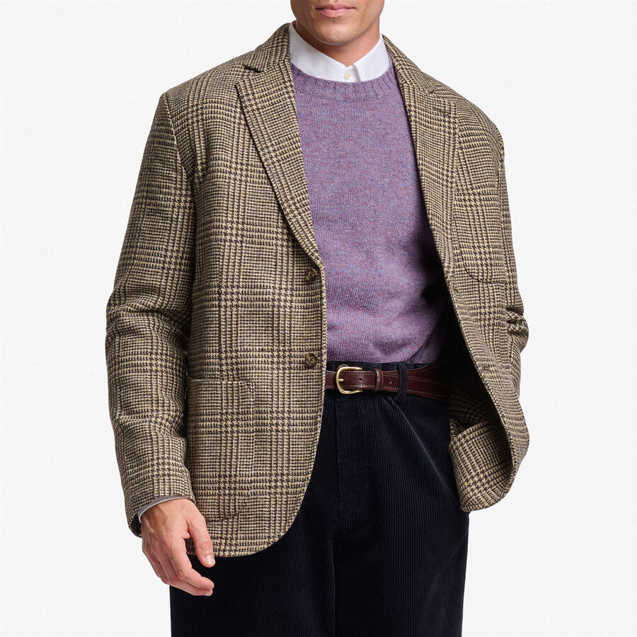 neddick principe di galles beige-marrÓn