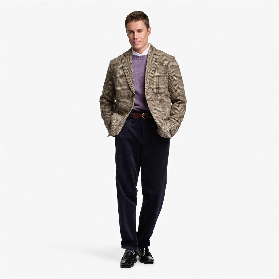 neddick principe di galles beige-marrÓn