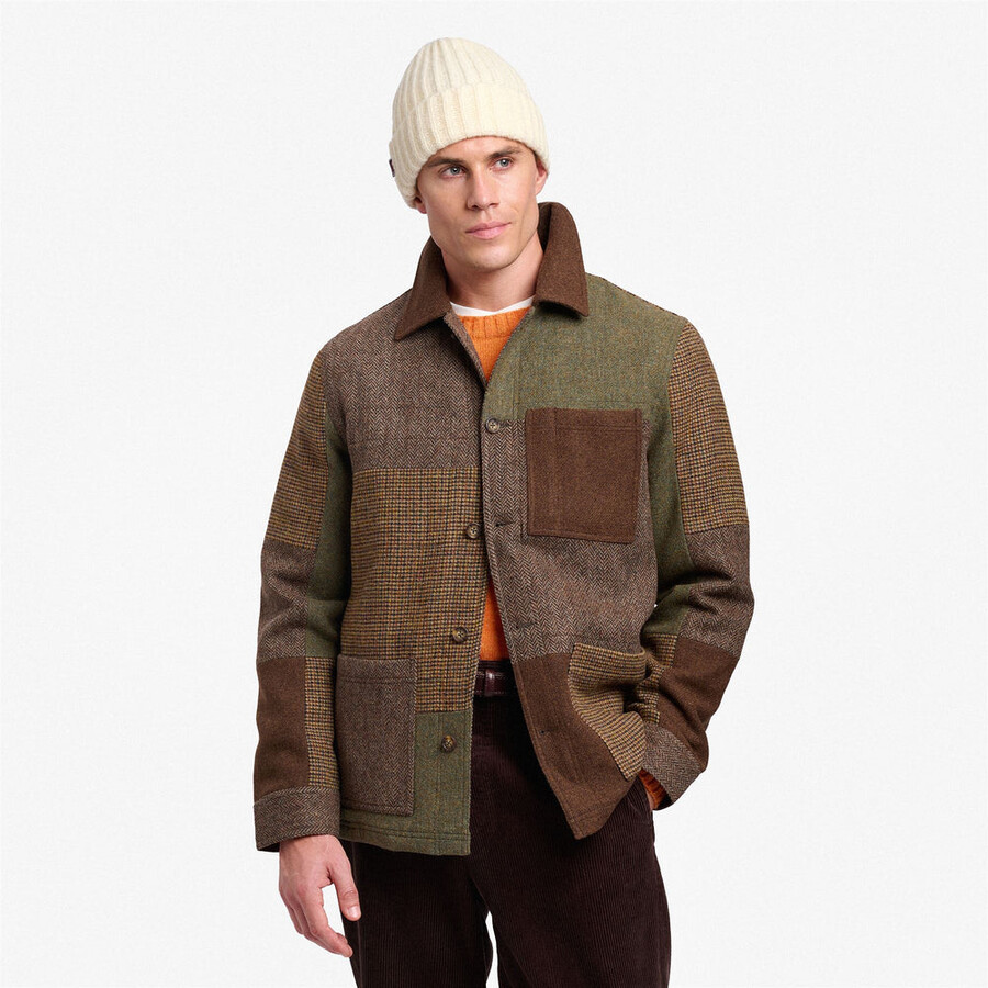 dorr patchwork cuadros multicolor marrÓn