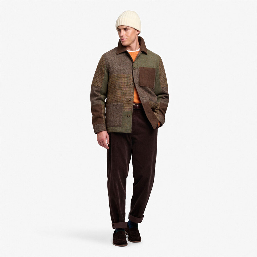 dorr patchwork cuadros multicolor marrÓn