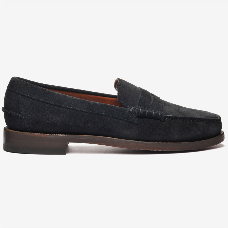 classic dan gamuza azul marino