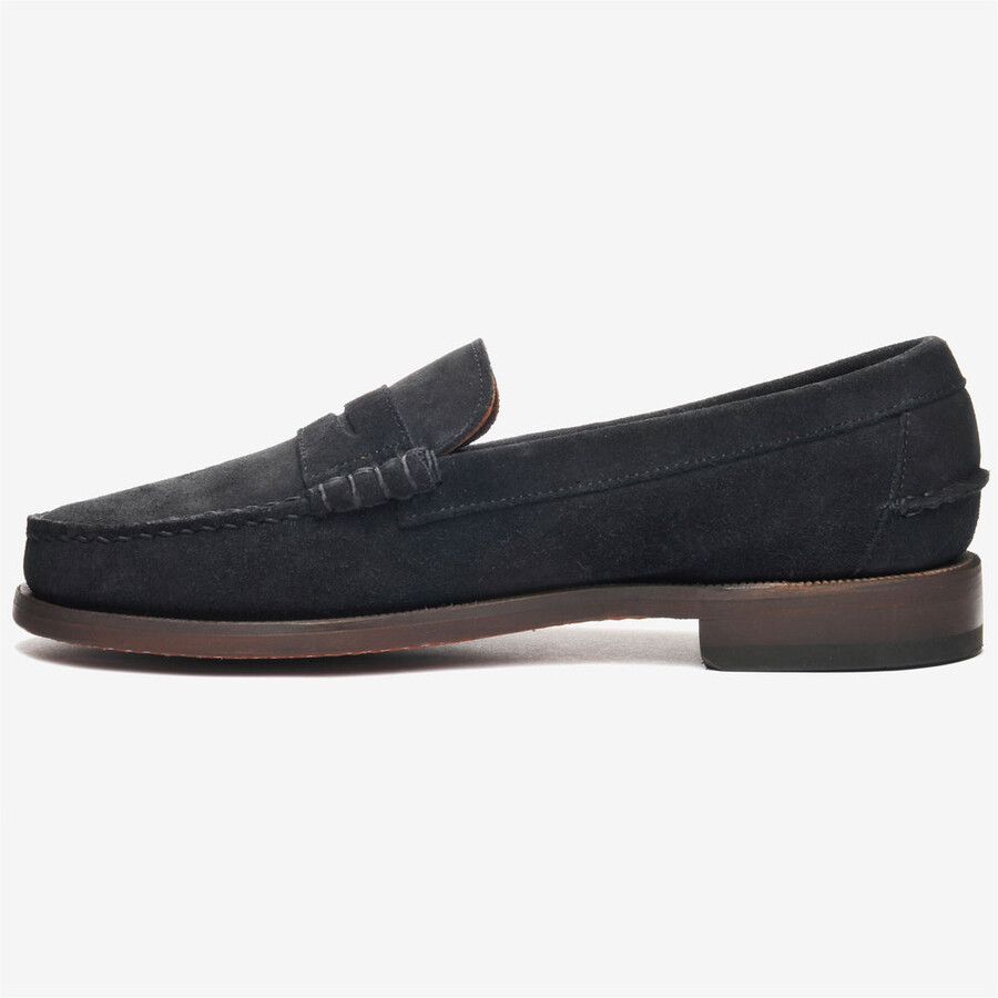 classic dan gamuza azul marino