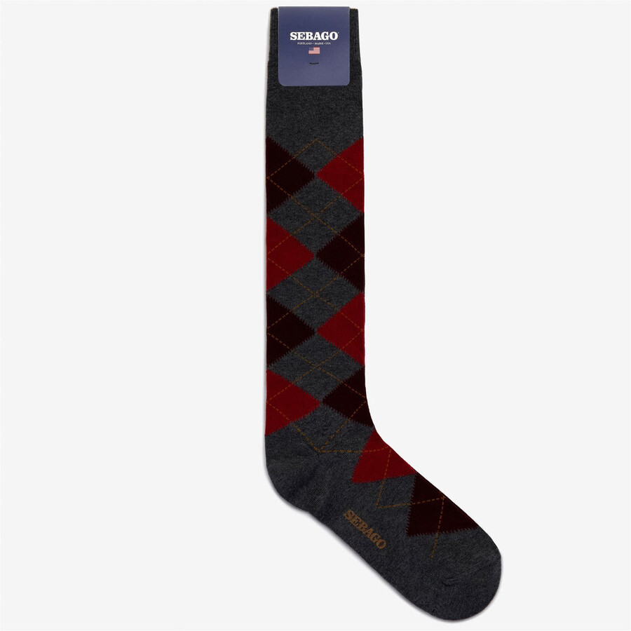 sabattus rombol gris-burdeos-rojo-naranja