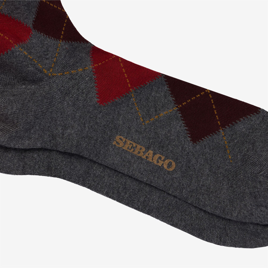 sabattus rombol gris-burdeos-rojo-naranja