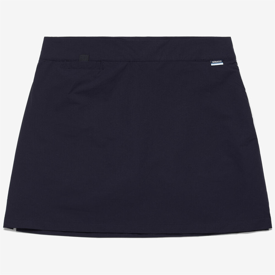 falda redonda azul marino