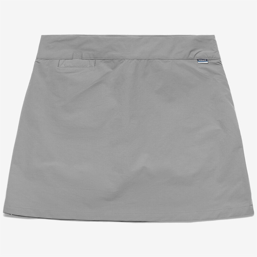 falda redonda gris escarcha