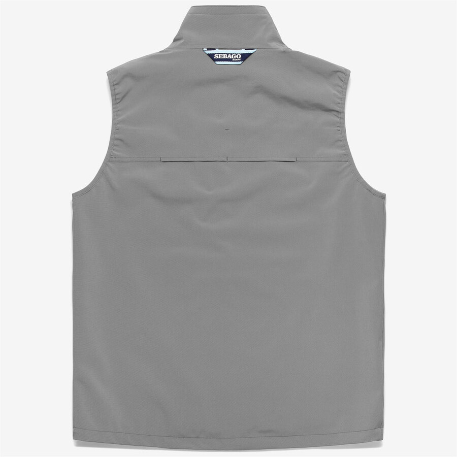 chaleco de tripulaciÓn gris escarcha